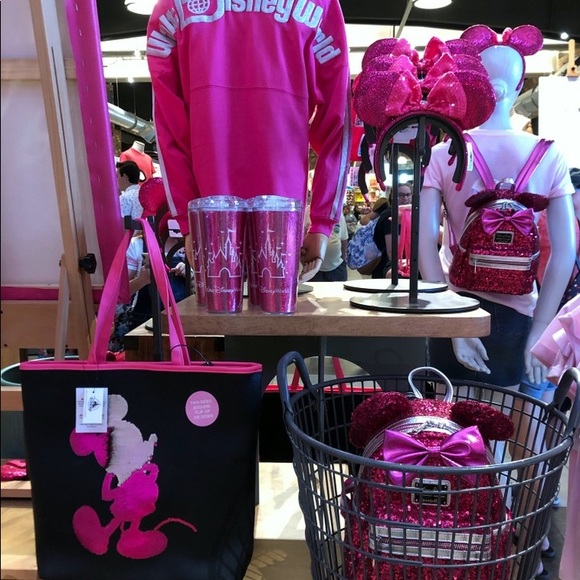 DISNEY WORLD SPIRIT JERSEY IMAGINATION PINK XS NWT - Picture 2 of 3